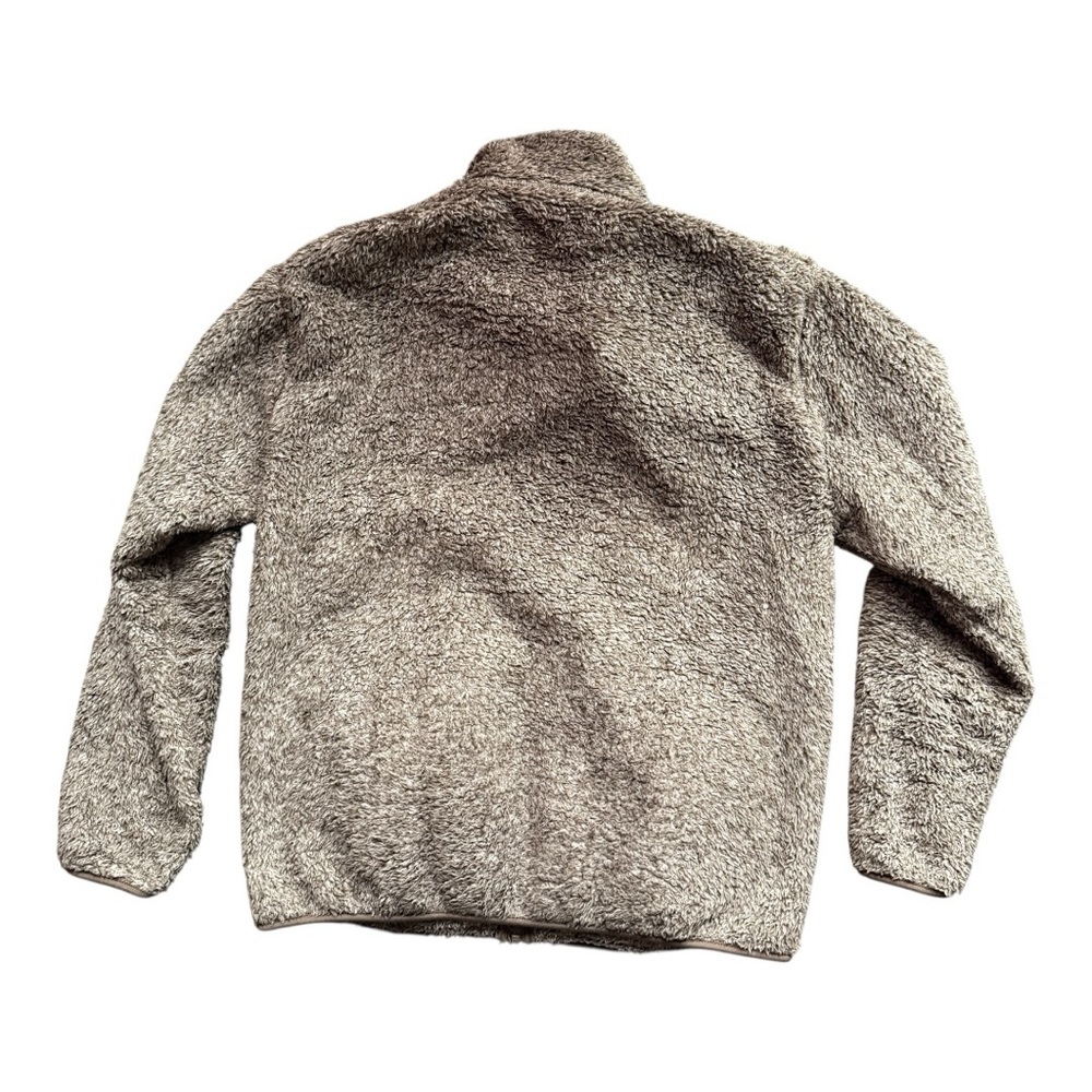 UNIQLO Sherpa Fleece Zip Jacket – Beige/Tan – Size M - Picture 5 of 6